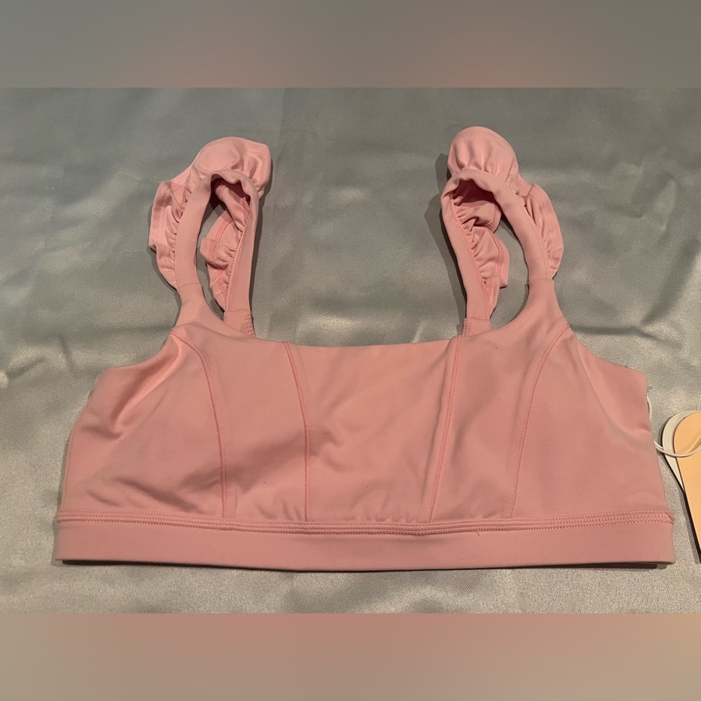 Blogilates Women's Ruffle Corset Sports Bra